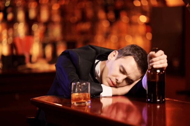 Avec une augmentation de la dose d'alcool avant le rapport sexuel, vous vous endormirez