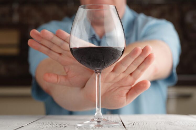 refus d'un verre de vin