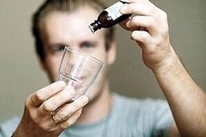 Gouttes médicinales de l'alcoolisme